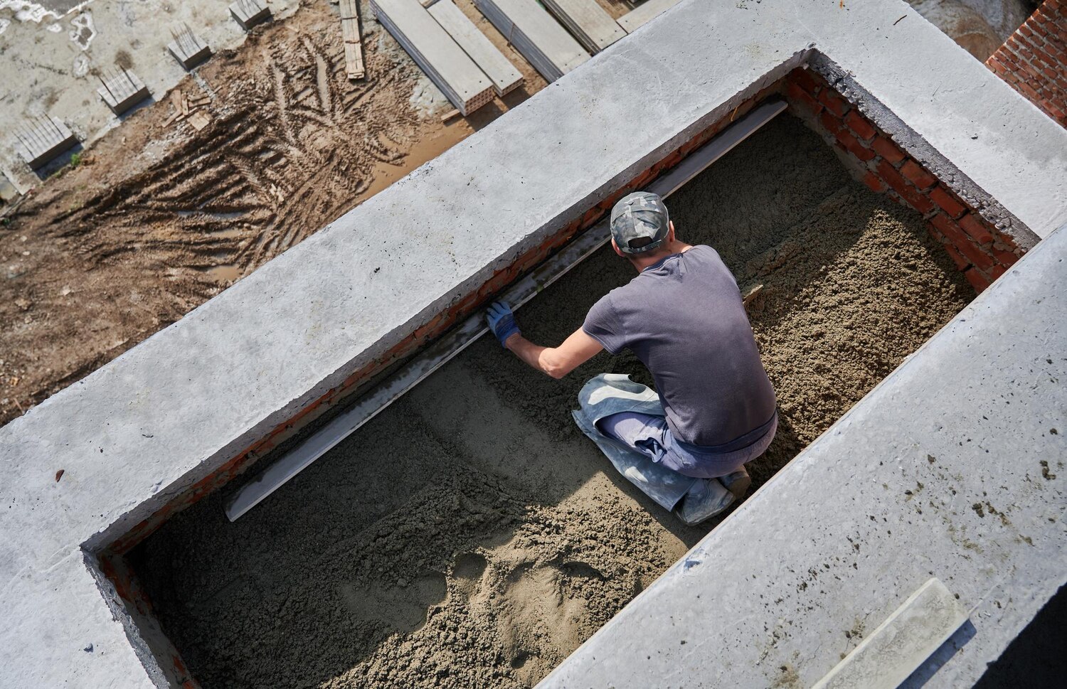 Concrete foundation reinforcement